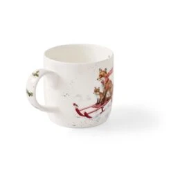'The Sleigh Ride' Fox Mug -Home Furnishing Store 749151782730 altview1