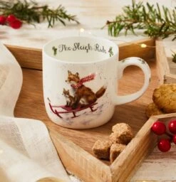 'The Sleigh Ride' Fox Mug -Home Furnishing Store 749151782730 productlifestyle1
