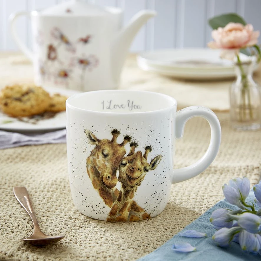 'I Love You' Giraffe Large Mug 4 'I Love You' Giraffe Large Mug - Image 2