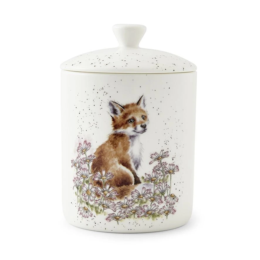 'Make My Daisy' Fox Medium Lidded Storage Jar 3 'Make My Daisy' Fox Medium Lidded Storage Jar