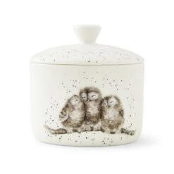 'Owlets' Owl Small Lidded Storage Jar