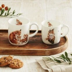'The Foxes' Fox Parent And Child Mug Gift Set 7 'The Foxes' Fox Parent And Child Mug Gift Set -Home Furnishing Store 749151805378 productlifestyle3