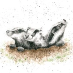 'The First Adventure' Badger Print