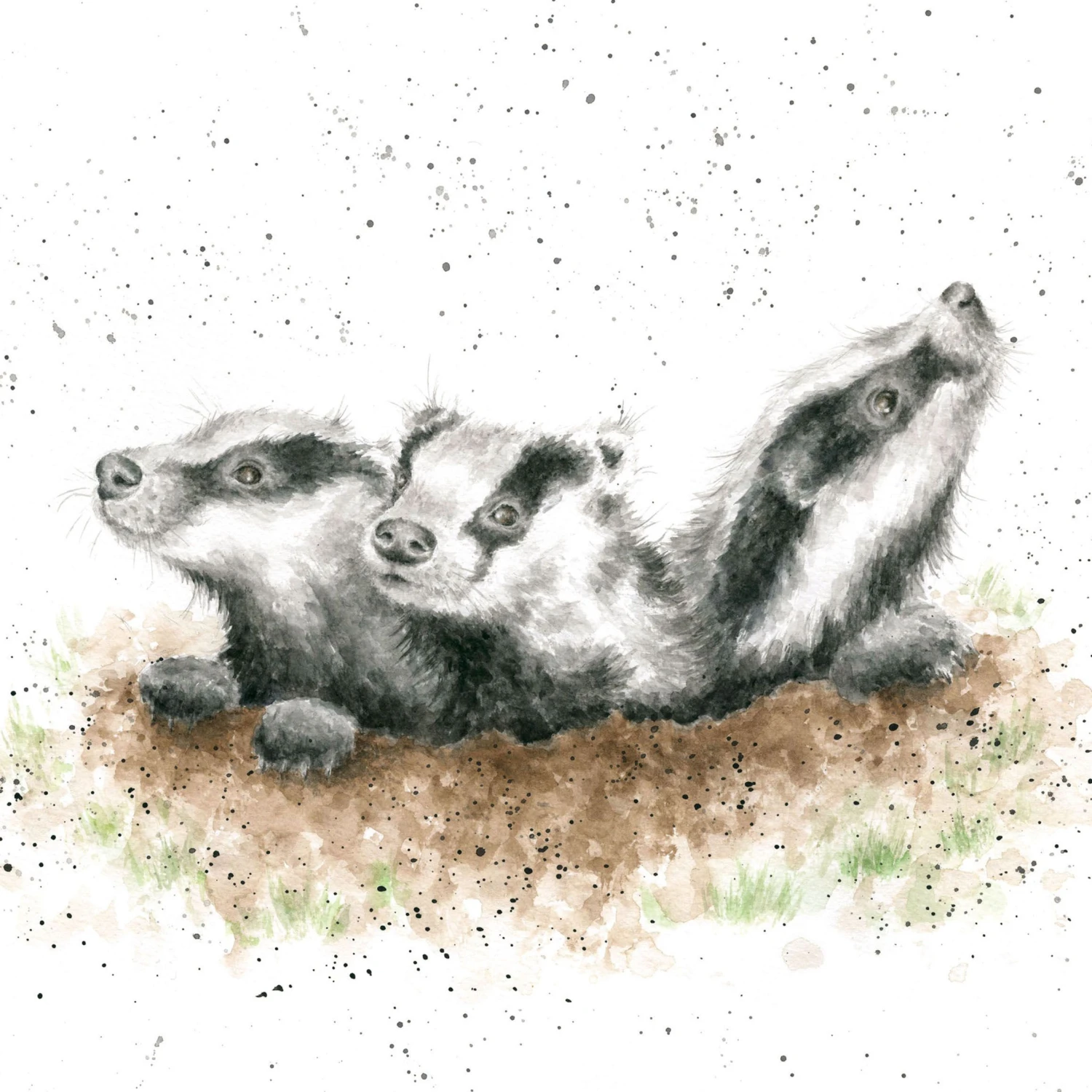 'The First Adventure' Badger Print 3 'The First Adventure' Badger Print