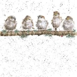 'Chirpy Chaps' Sparrow Print