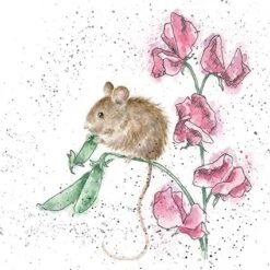 'The Pea Thief' Mouse Print
