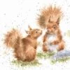 'Between Friends' Squirrel Print