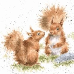 'Between Friends' Squirrel Print