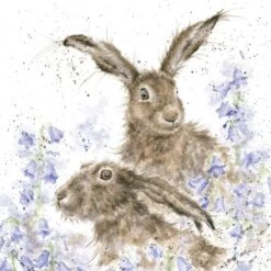 'March Hares' Hare Print