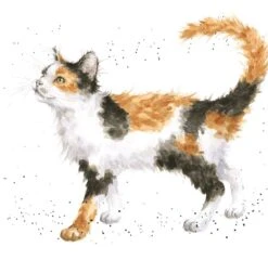 'Calico Cat' Cat Print