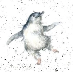 'Hoooray!' Penguin Print