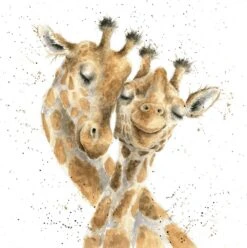 'Be-long Together' Giraffe Print