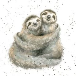 'Big Hug' Sloth Print