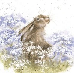 'Here For You' Hare Print
