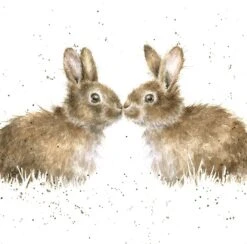 'Hoppily Ever After' Rabbit Print