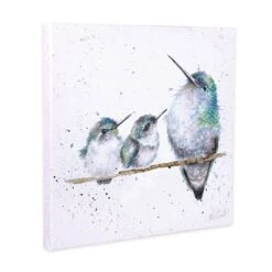 'Happy Birdy' Humming Bird Canvas Print