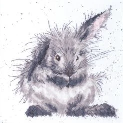'Bathtime' Rabbit Cross Stitch