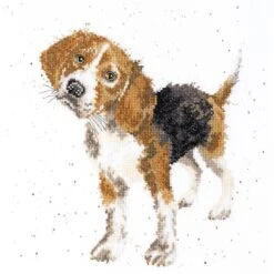 'Lady' Beagle Cross Stitch
