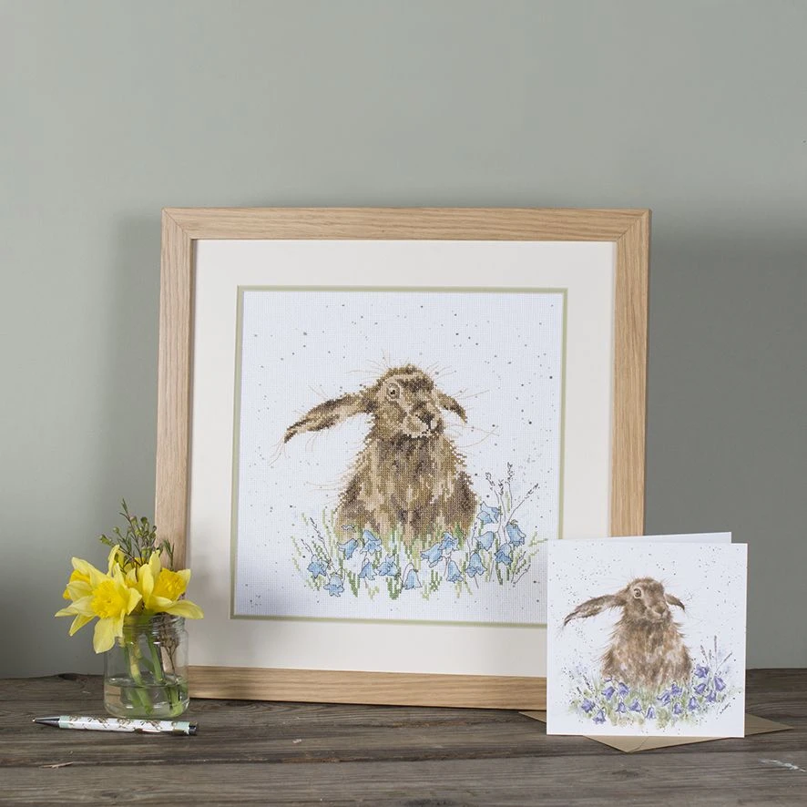 'Bright Eyes' Hare Cross Stitch 4 'Bright Eyes' Hare Cross Stitch - Image 2