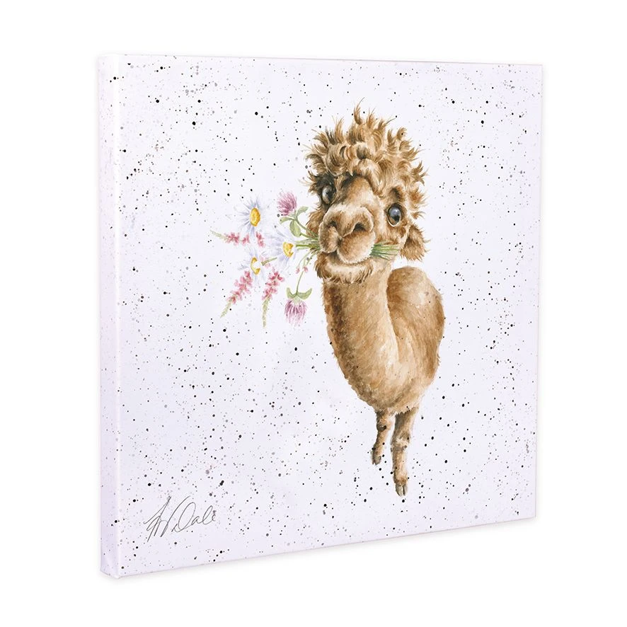 'Hand-Picked For You' Alpaca Canvas 3 'Hand-Picked For You' Alpaca Canvas