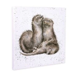 'A Love Like No Otter' Otter Canvas Print