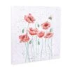 'Poppies And Bee' Poppy Canvas Print -Home Furnishing Store canm ge039