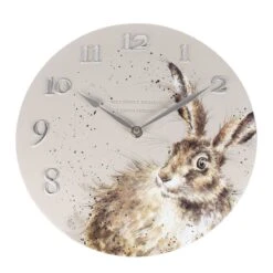 'Bright Eyes' Hare Wall Clock