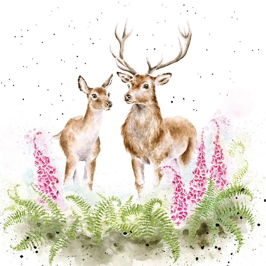'Lord And Lady' Deer Print 3 'Lord And Lady' Deer Print