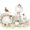 'Green Pastures' Sheep Print -Home Furnishing Store conf227