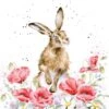 'Field Of Flowers' Hare Print -Home Furnishing Store conf238