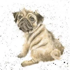 'Pug Love' Pug Print