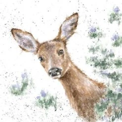 'Doe A Deer' Deer Print