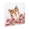 'Poppy Field' Fox Canvas 2 'Poppy Field' Fox Canvas -Home Furnishing Store cs126