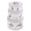 Country Animal Green Cake Tin Nest 1 Country Animal Green Cake Tin Nest -Home Furnishing Store ctn001