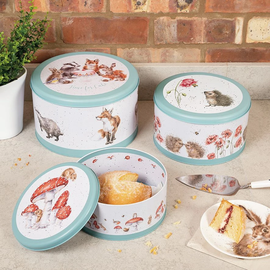 'The Country Set' Country Animal Cake Tin Nest 4 'The Country Set' Country Animal Cake Tin Nest - Image 2