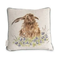 'Bright Eyes' Hare Cushion