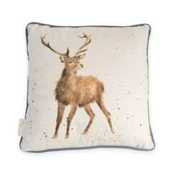 'Wild At Heart' Stag Cushion