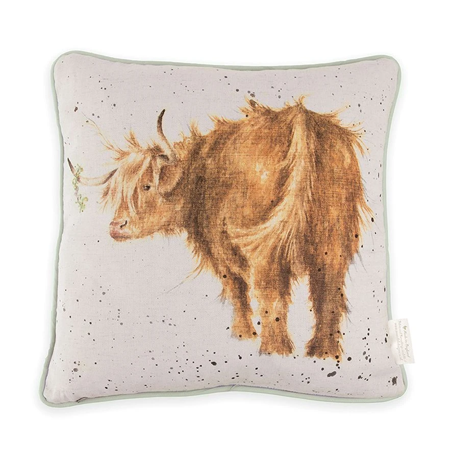 'Highland Heathers' Highland Cow Cushion 5 'Highland Heathers' Highland Cow Cushion - Image 3