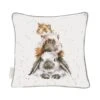 'Piggy In The Middle' Guinea Pig & Rabbit Cushion -Home Furnishing Store cu027