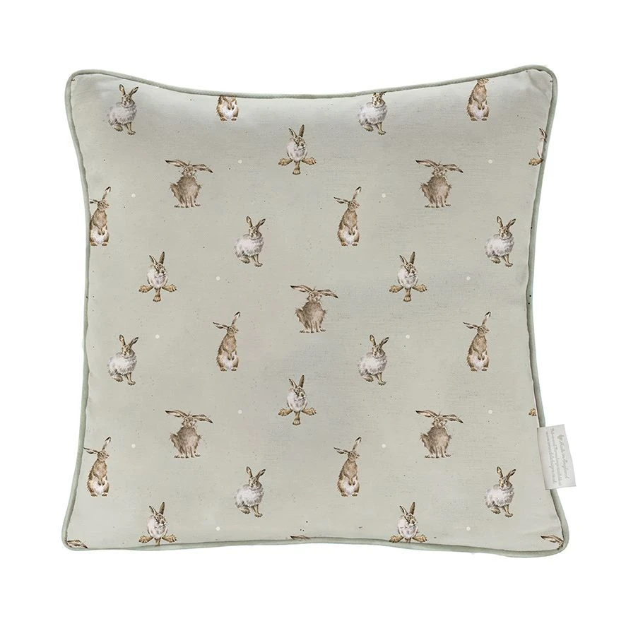 'Winter Hare' Hare Cushion 5 'Winter Hare' Hare Cushion - Image 3