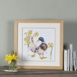 'Ducks And Daffs' Duck Cross Stitch -Home Furnishing Store ducks1