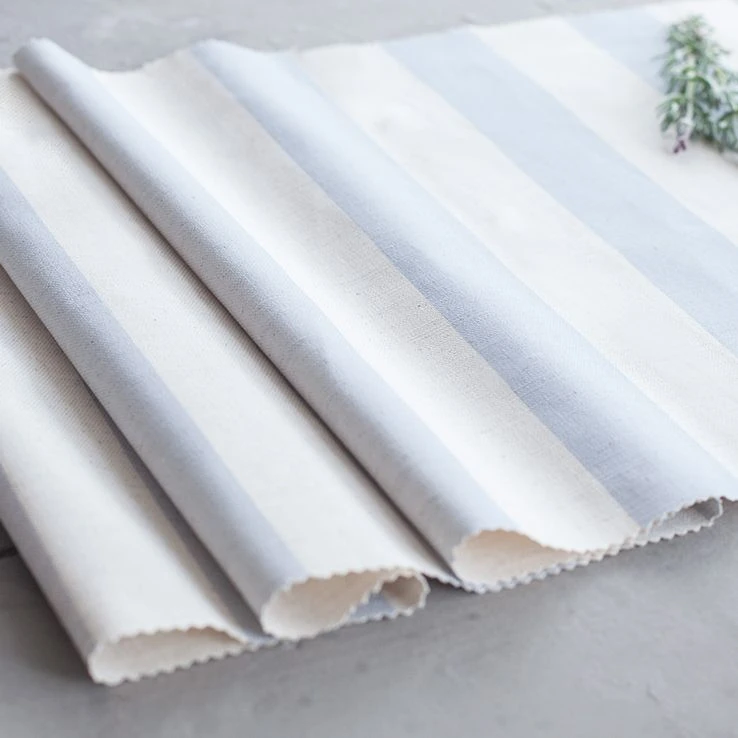 'Skylark's Song' Blue Stripe Fabric 4 'Skylark's Song' Blue Stripe Fabric - Image 2