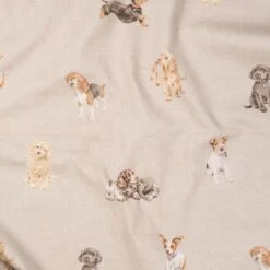 Dog Grey Fabric 7 Dog Grey Fabric -Home Furnishing Store fab021 a