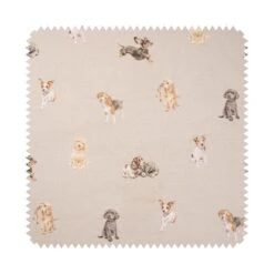 Dog Grey Fabric