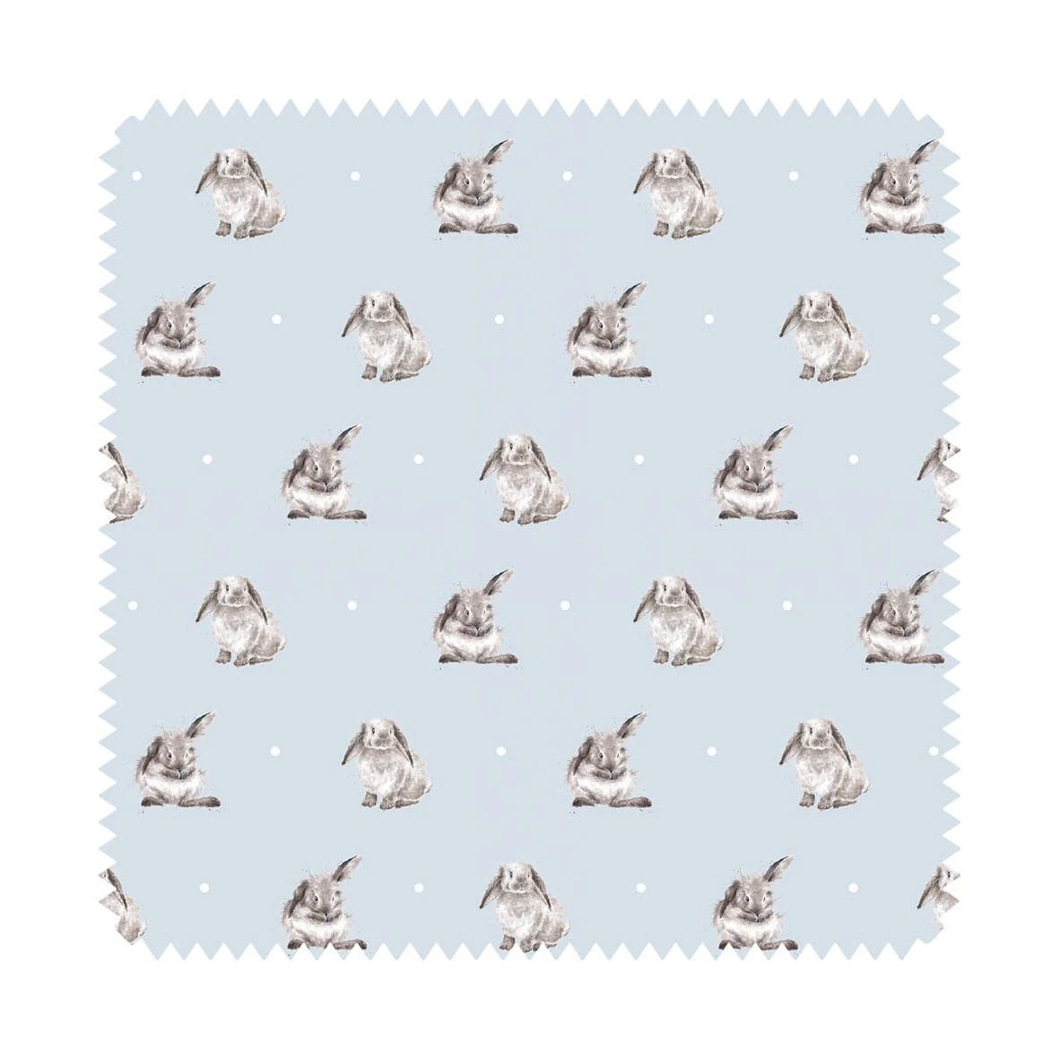 'Some Bunny' Blue Rabbit Fabric 3 'Some Bunny' Blue Rabbit Fabric