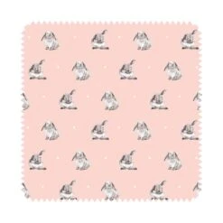 'Some Bunny' Pink Rabbit Fabric