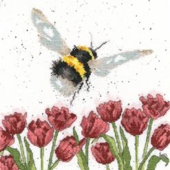 'Flight Of The Bumblebee' Bee Cross Stitch