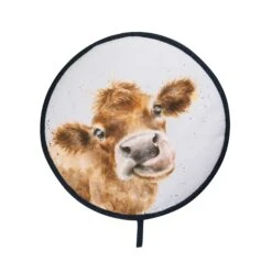 'Mooo' Cow Hob Cover