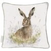 'Into The Wild' Hare Large Cushion 2 'Into The Wild' Hare Large Cushion -Home Furnishing Store lcu003