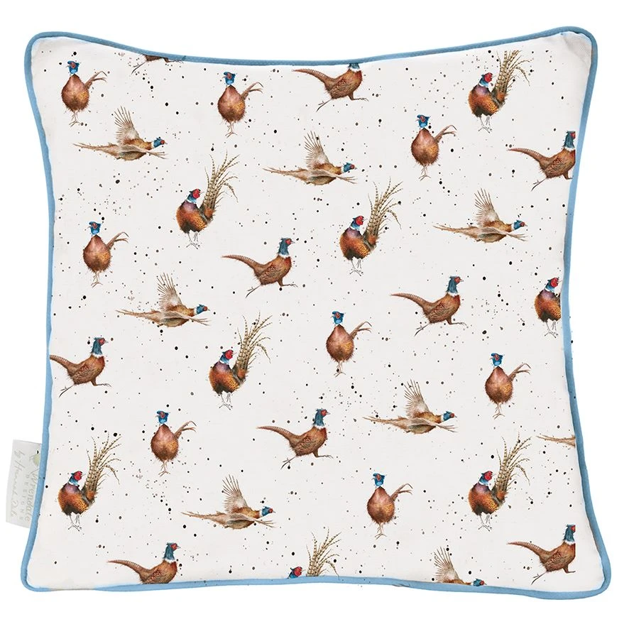 'Ready For My Close Up' Pheasant Large Cushion 4 'Ready For My Close Up' Pheasant Large Cushion - Image 2